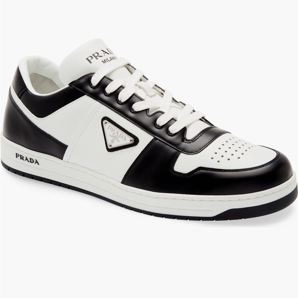 Prada Downtown Logo Low Top Sneaker